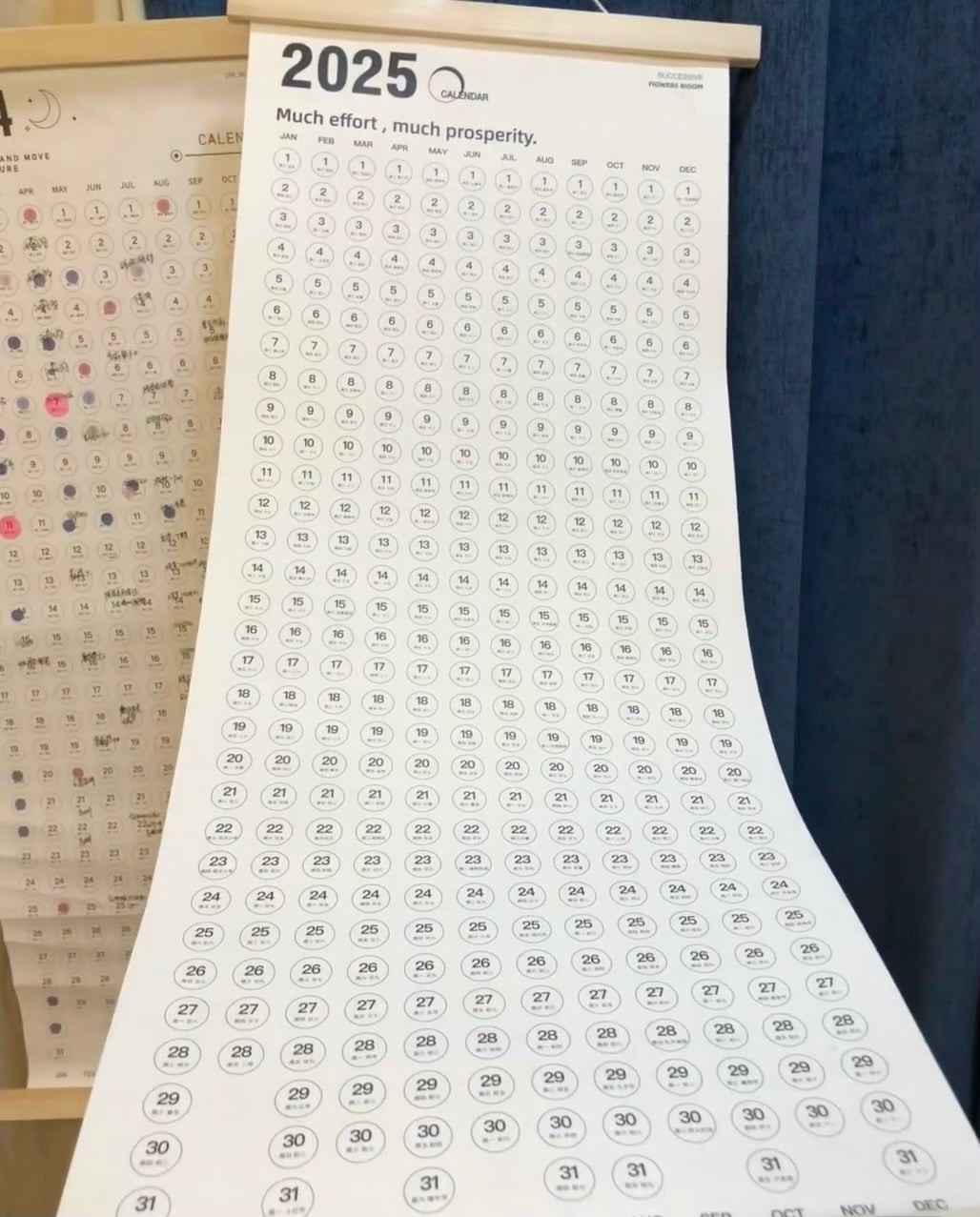 2025 Calendar Habit Tracking 365 Days