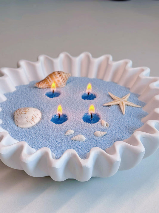 Ocean Candle Beaded Wax Sand Candle Making DIY Kit