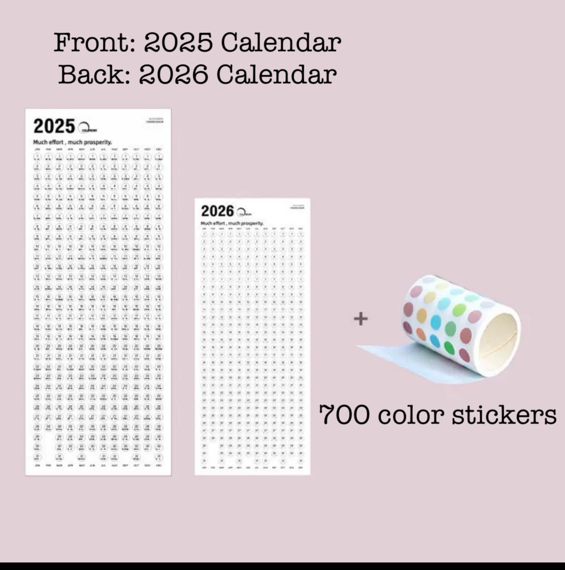 2025 Calendar Habit Tracking 365 Days